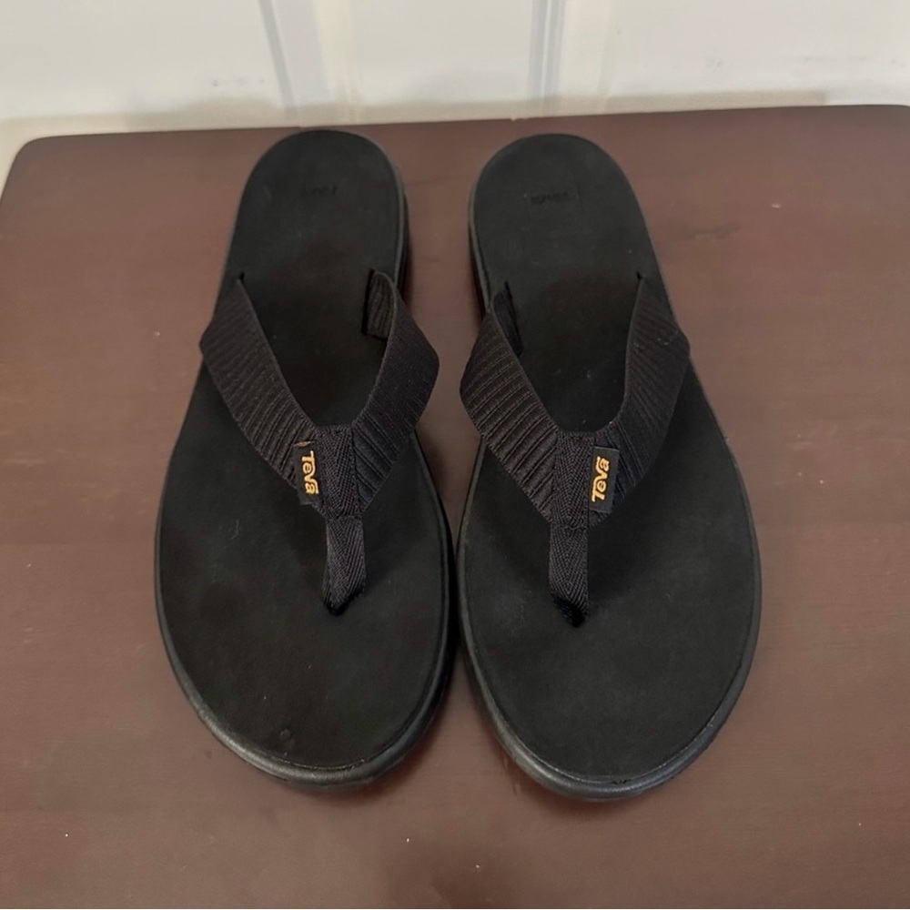 Teva Voya Women’s Flip Flop Black Size 11